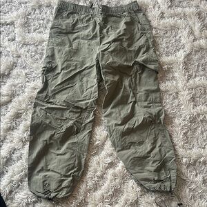 No Boundaries Olive Green Track Pants